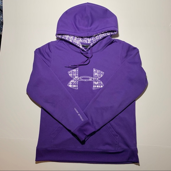 Under Armour Tops - Under Armour hoodie women’s sz medium purp…